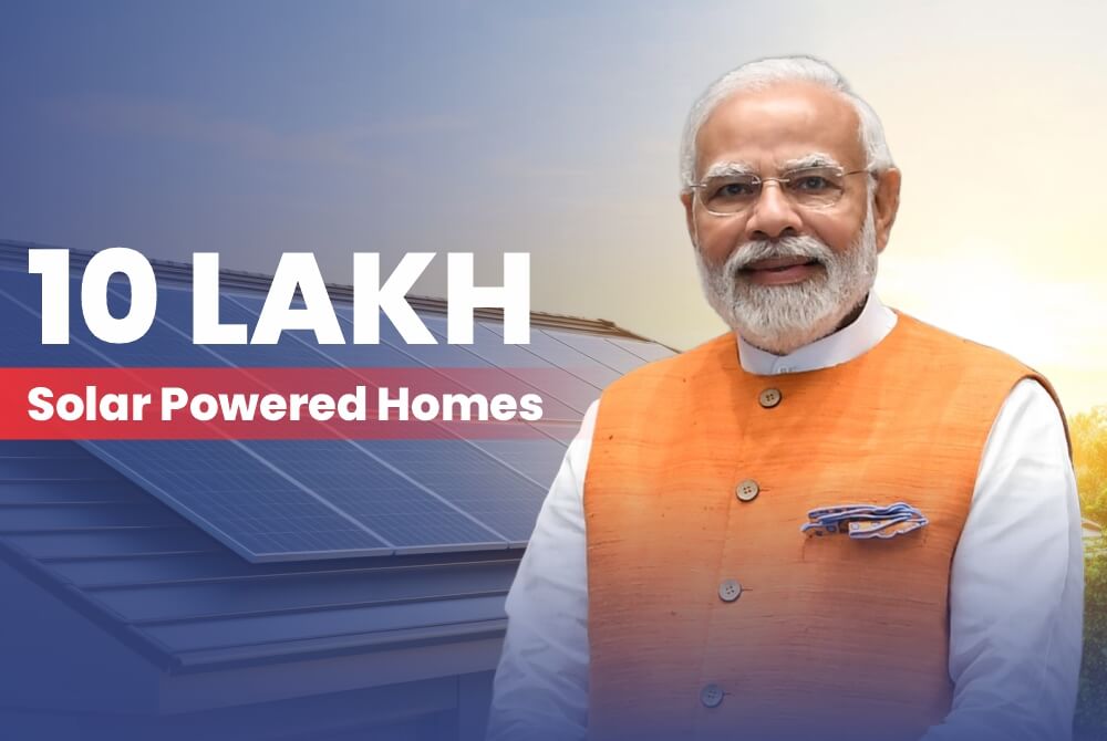 PM Surya Ghar Muft Bijli Yojana:10 Lakh Rooftop Solar Installation