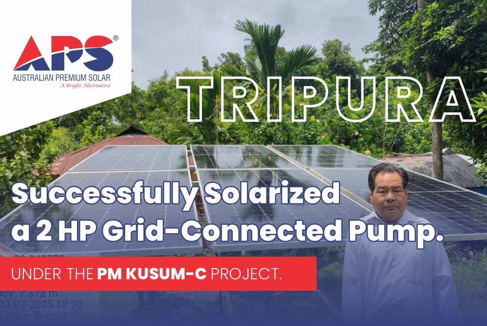 Solar System Installation in Tripura | PM Kusum (C)